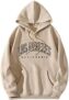 SOLY HUX Men’s Letter Print Graphic Hoodies Drawstring Long Sleeve Pocket Casual Pullover Sweatshirt